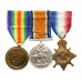 WW1 1914 Mons Star & Bar Medal Trio - Pte. J.E. Munday, 1st Bn. Hampshire Regiment