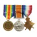 WW1 1914-15 Star Medal Trio - Pte. E. Rowson, Army Cyclist Corps