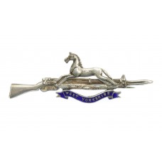 West Yorkshire Regiment Sterling Silver Rifle Sweetheart Brooch