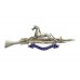 West Yorkshire Regiment Sterling Silver Rifle Sweetheart Brooch