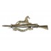 West Yorkshire Regiment Sterling Silver Rifle Sweetheart Brooch