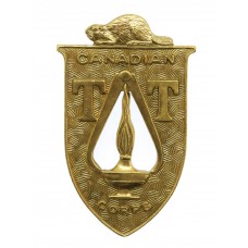 WW2 Canadian Technical Training Corps Cap Badge