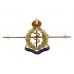 Royal Army Medical Corps (R.A.M.C.) 9ct Gold & Enamel Sweetheart Brooch - King's Crown 