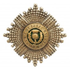 Scots Guards Officer's Silver Cap Badge