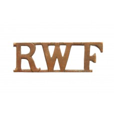 Royal Welsh Fusiliers (R.W.F.) Shoulder Title