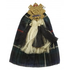 Highland Light Infantry (H.L.I.) Kilt & Sporran Sweetheart Brooch