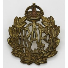 Royal Canadian Air Force (R.C.A.F.)  Cap Badge - King's Crown