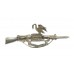 WW1 Liverpool Pals 1915 Hallmarked Silver Rifle Sweetheart Brooch