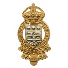 Royal Army Ordnance Corps (R.A.O.C.) Bi-metal Cap Badge - King's Crown