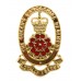 Queen's Lancashire Regiment Metal & Enamel Cap Badge