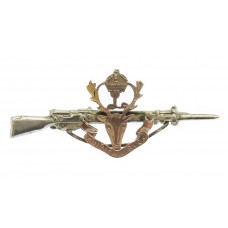 WW1 Seaforth Highlanders 1915 Hallmarked Silver Rifle Sweetheart Brooch