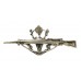 WW1 Seaforth Highlanders 1915 Hallmarked Silver Rifle Sweetheart Brooch