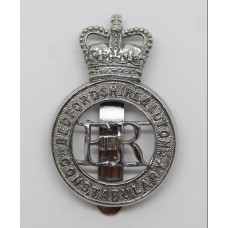 Bedfordshire & Luton Constabulary Cap Badge - Queen's Crown