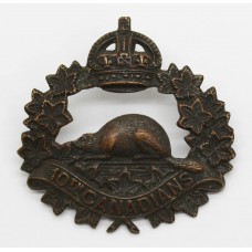 10th Canadian (Calgary) Bn. C.E.F. WWI Cap Badge
