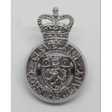 Cleveland Constabulary Cap Badge - Queen's Crown