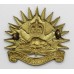 Canadian Westminster Regiment Cap Badge - King's Crown