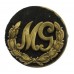British Army WW1 Machine Gunner (M.G.) Arm Badge