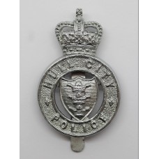 Hull City Police Cap Badge - Queen's Crown