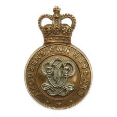 7th Queen's Own Hussars Cap Badge - Queen's Crown