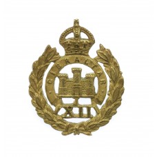 Suffolk Regiment Officer's No.3 Dress Collar Badge - King's Crown