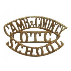 Cambridge and County School O.T.C. (CAMB&COUNTY/OTC/SCHOOL) Shoulder Title