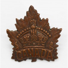 Canadian Canada WWI General Service Cap Badge (Birks 1915)