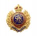 Royal Engineers Old Comrades Association Enamelled Lapel Badge - King's Crown