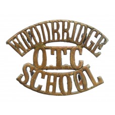 Woodbridge School, Suffolk O.T.C. (WOODBRIDGE/OTC/SCHOOL) Shoulder Title