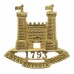 Loyal Suffolk Hussars Officer's Gilt Cap Badge