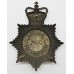 Dorset Constabulary Night Helmet Plate - Queen's Crown