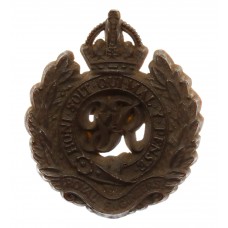 Royal Engineers WW2 Plastic Economy Cap Badge