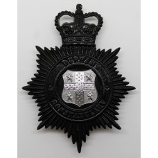 Durham Constabulary Night Helmet Plate - Queen's Crown