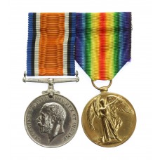WW1 British War & Victory Medal Pair - Cpl. W. Scott, West Yorkshire Regiment