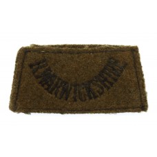 Royal Warwickshire Regiment (R.WARWICKSHIRE) Cloth Slip ON Shoulder Title