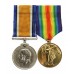 WW1 British War & Victory Medal Pair - Pte. W. Binns, East Surrey Regiment