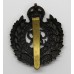 George VI Royal Engineers Blackened Brass Cap Badge