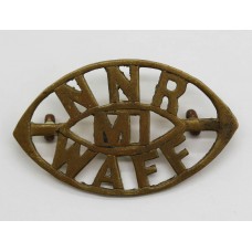 Northern Nigeria Regiment Mounted Infantry West African Frontier Force (NNR/MI/WAFF) Shoulder Title