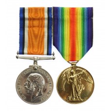 WW1 British War Medal & Victory Medal Pair - Pte. J. Kenworthy, West Yorkshire Regiment