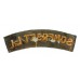 Somerset Light Infantry (SOMERSET L.I.) Cloth Shoulder Title