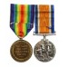 WW1 British War Medal & Victory Medal Pair - Pte. J. Kenworthy, West Yorkshire Regiment