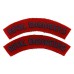 Pair of Royal Engineers (ROYAL ENGINEERS) Cloth Shoulder Titles