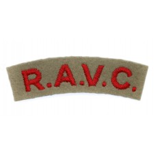 Royal Army Veterinary Corps (R.A.V.C.) Cloth Shoulder Title