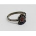 George VI Royal Engineers Silver & Enamel Ring