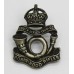 Robin Hood Rifles Field Service Cap Badge - King's Crown