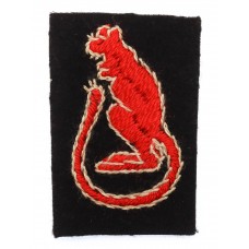 7th Armoured Division Cloth Formation Sign