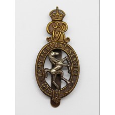 George V Army Remount Service Cap Badge