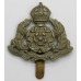 Derbyshire Yeomanry Cap Badge - King's Crown (White Metal)