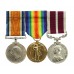 WW1 Meritorious Service Medal Group of Three - Sjt. H. Fenton, King's Royal Rifle Corps