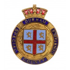 Durham County Constabulary Special Constable Enamelled Lapel Badge