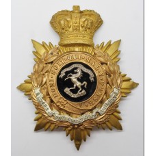 Victorian Royal West Kent Regiment Officer's Helmet Plate